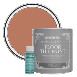 Rust-Oleum Siena Washable Matt Floor Tile Paint 2.5L