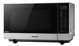 Panasonic NNSF464MBPQ 900Watts Flatbed Microwave 27litres Silver