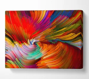 The Lines Are Close Canvas Print Wall Art - Medium 20 x 32 Inches