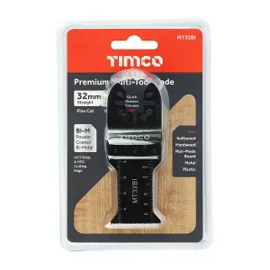 TIMCO Multi-Tool Fine Cut Blade For Wood/Metal Bi-Metal - 32mm