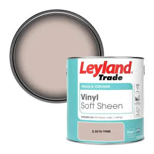 Leyland Trade Vinyl Soft Sheen Walls & Ceilings Emulsion Paint (S 2010-Y90R) - 2.5L