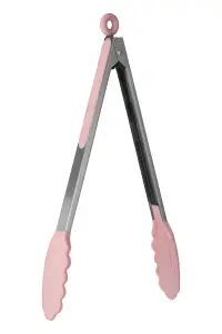 Maison by Premier Zing Light Pink Silicone Tongs