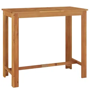 Berkfield Garden Bar Table 120x60x105 cm Solid Wood Acacia