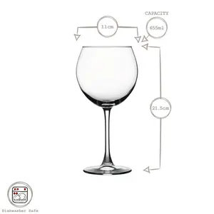 655ml Wine Glass Set (Set of 12)