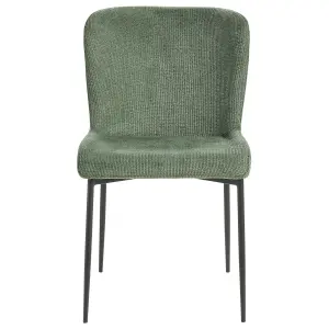 Set of 2 Dining Chairs ADA Dark Green