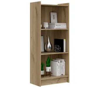 Brooklyn 3 shelf bookcase, bleached pine effect