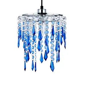 Innoteck Ocean Ceiling Chandelier Acrylic Lightshade - Blue