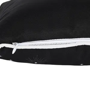 Something Different Rectangular Triple Moon Design Cushion Black/White (One Size)