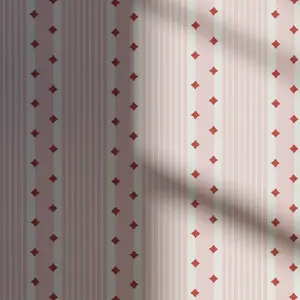 Lick Pink, Red & White Diamond 01 Textured Wallpaper Sample