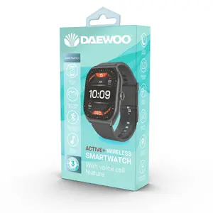 Daewoo Active Smart Watch Fitness Tracker with Voice Call Heart Rate Sleep Monitor & Find My Phone