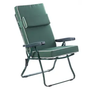 Alfresia Green Luxury Recliner Cushion