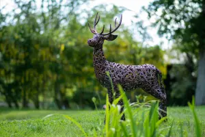 Bronze Deer Life Size Garden Sculpture