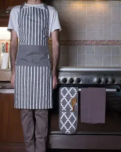 Penguin Home Apron, Double Oven Glove and 2 Kitchen Tea Towels Set