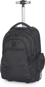 It Luggage 28L Backpack With 2 Wheels - Black