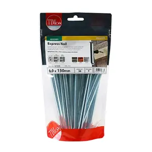 Timco - Express Nails - Zinc (Size 8.0 x 150 - 30 Pieces)