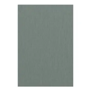 GoodHome Alpinia Matt Green Painted Wood Effect Shaker Standard Clad on end panel (H)934mm (W)640mm