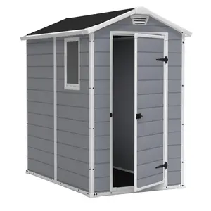 Keter Manor 4 ft. W x 6 ft. D Apex Outdoor Garden Shed