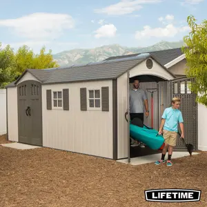 Lifetime 17.5 Ft. x 8 Ft. Outdoor Storage Shed