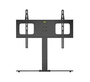 Duronic TVS2D2 TV Stand and Tilting Monitor Bracket, Standing Desktop Mount with VESA 600x400 for Flat Screen Television 32-65"