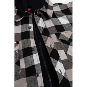 Hard Yakka - Quilted Flannel Shacket - Grey - Jacket