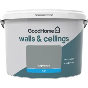 GoodHome Walls & ceilings Delaware Matt Emulsion paint, 2.5L