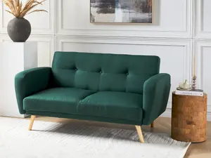 2 Seater Sofa FLORLI Dark Green