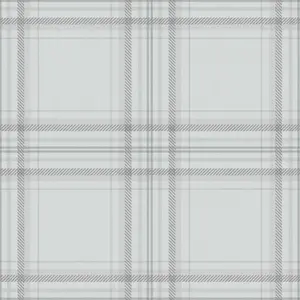 Holden Decor Charcoal Grey Check Tartan Plaid Country Rustic Wallpaper 12438