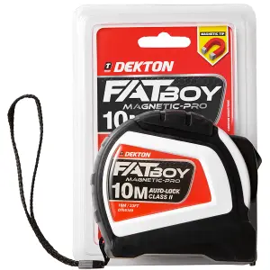 Dekton Fatboy Magnet Tape Measure 10M X 25MM