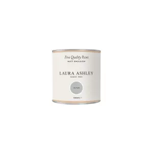 Laura Ashley Silver Matt Emulsion paint, 100ml