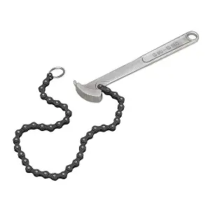 Sealey Oil Filter Chain Wrench With Chrome Finish 60-140mm Capacity AK6409