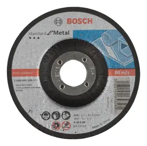 Bosch Professional Metal Cutting Disc with Depressed Centre A 30 S BF - 115mm x 22.23mm x 2.5mm