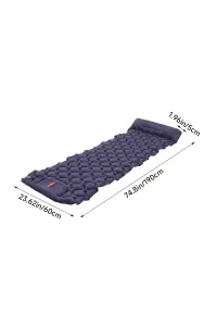 Camping Inflatable Sleeping Pad Waterproof Camping Mattress,Navy