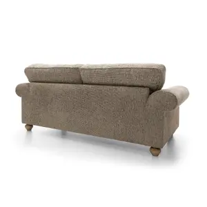 Ingrid Collection 3 Seater Sofa in Taupe