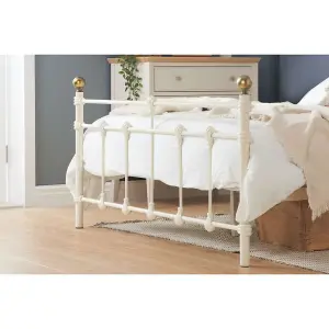 Birlea Atlas Small Double Frame In Bed Cream