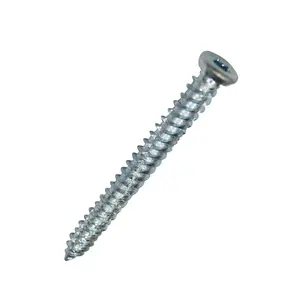 Diall TX Zinc-plated Steel Screw (Dia)7.5mm (L)182mm, Pack of 6