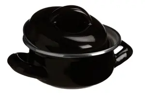 Essentials by Premier Porter Black Enamel Mini Casserole Dish