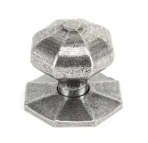 From The Anvil Pewter Large Octagonal Mortice/Rim Knob Set