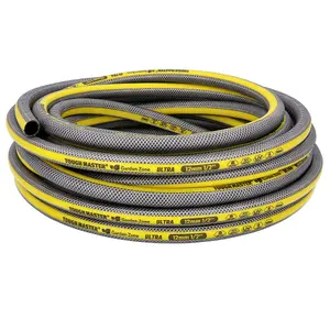 TOUGH MASTER Garden Hose Heavy Duty 3 Layer Flexible Reinforcement UV & Algae Resistant for Garden,Pressure Washer- 15m 50ft