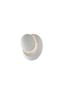 Luminosa TWILIGHT LED Flush Wall Light White 288lm 4000K 16x4.8cm