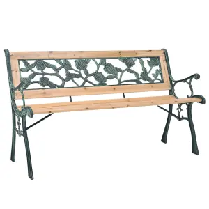 Berkfield Garden Bench 122 cm Wood