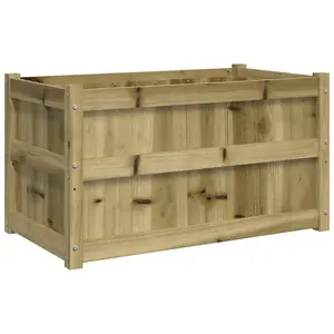 Berkfield Garden Planters 2 pcs Impregnated Wood Pine