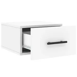 Berkfield Wall-mounted Bedside Cabinets 2 pcs White 35x35x20 cm