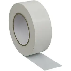 High-Quality White Duct Tape Roll 50mm x 50m - Easy Tear & Moisture Resistant