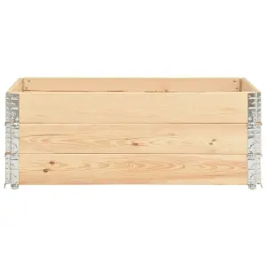 Berkfield Raised Beds 3 pcs 50x150 cm Solid Pine Wood (310055)