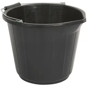 Durable 14 Litre Composite Bucket with Pouring Spout and Comfortable Grip