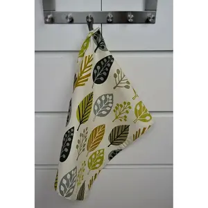 Alexys Cotton Jacquard Kitchen Towel (Set of 4) Ochre Yellow