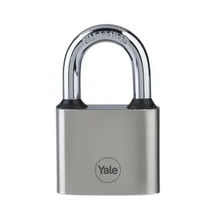 Yale Medium duty Block Iron Disc Open shackle Padlock (W)40mm