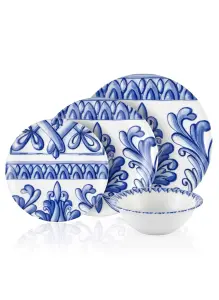 Rozi Amalfi Collection 24-Piece Porcelain Dinner Set