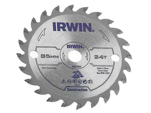 IRWIN 85mm General Purpose Saw Blade with 24 Teeth for Precision Cutting and Durability