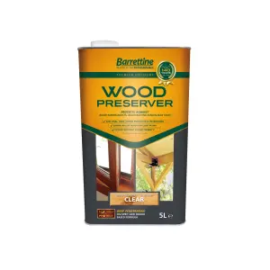 Barrettine Wood Preserver - 5 Litre - Clear